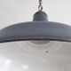 Industrial suspension XXL - Blue and white enamelled sheet - 1940