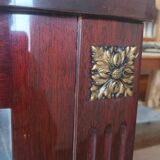 Louis xvi style half-moon silverware display case