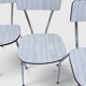 Set of 4 vintage Formica chairs – 1960s