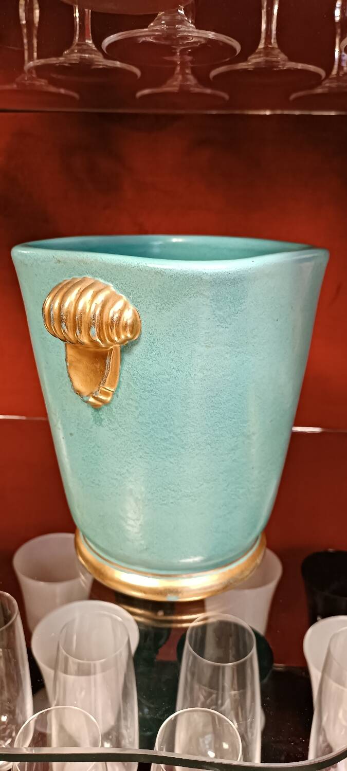 Ceramic 1950's, elchinger champagne bucket
