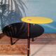 Double tray coffee table 1990s