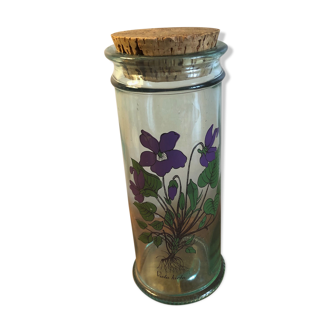 Spice pot purple decoration