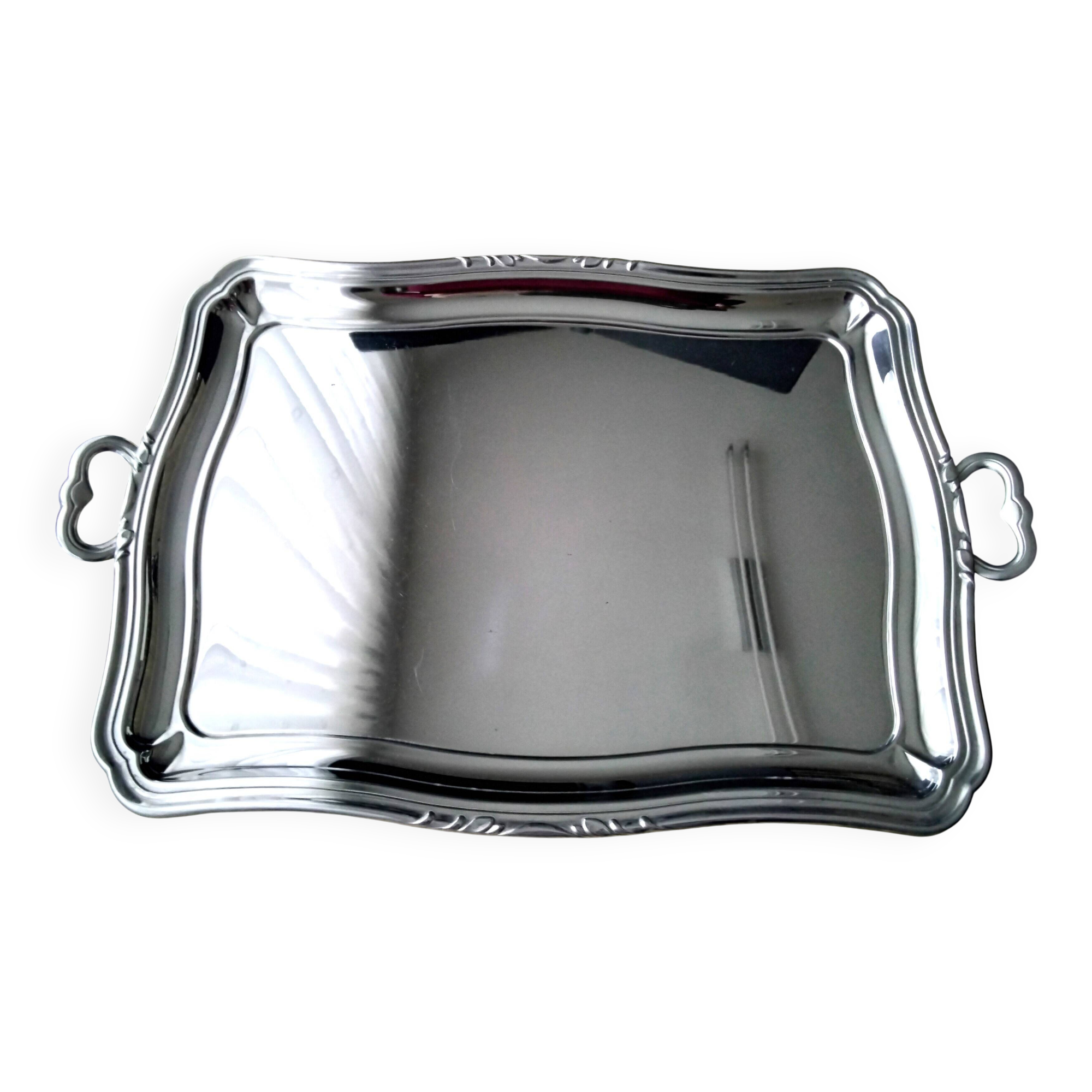 Stainless steel serving tray