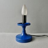 Metal and opaline lamp, 80s