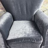 Pair of vintage italian armchairs 1950 by Isa Bergamo