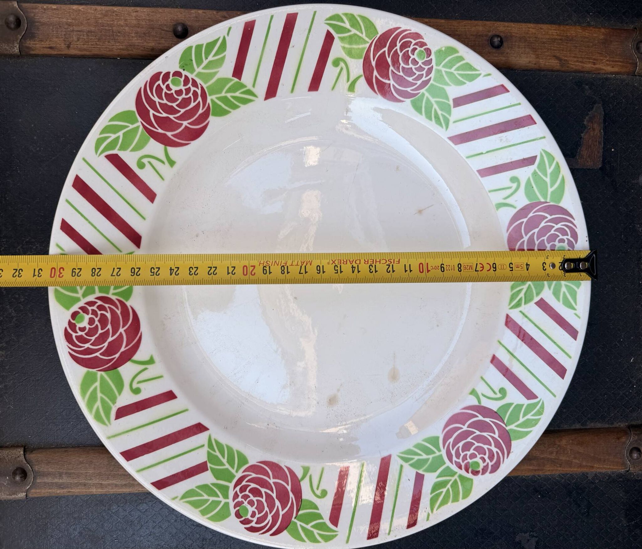 Assiette de service plate - Vintage