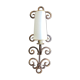 XXL wall lamp in gilded iron Italian work 1960
