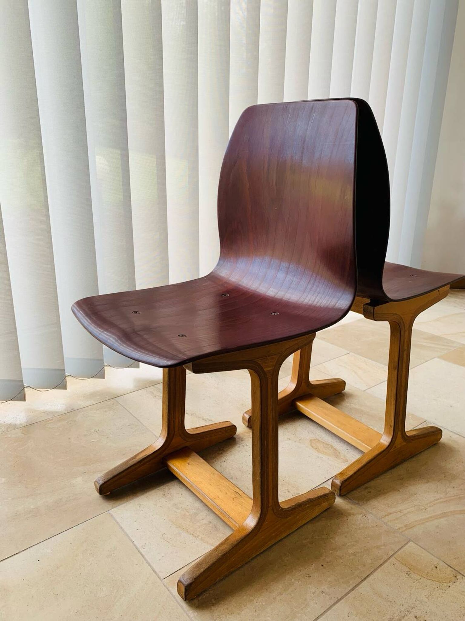 Paire de chaises enfant vintage Pagholz 60's