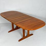 Mid-century extendable dining table/teak table by Glostrup, Denmark, 1960s.
