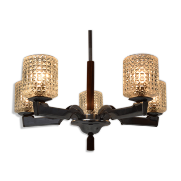 Mid-century chrome Chandelier,1960's.