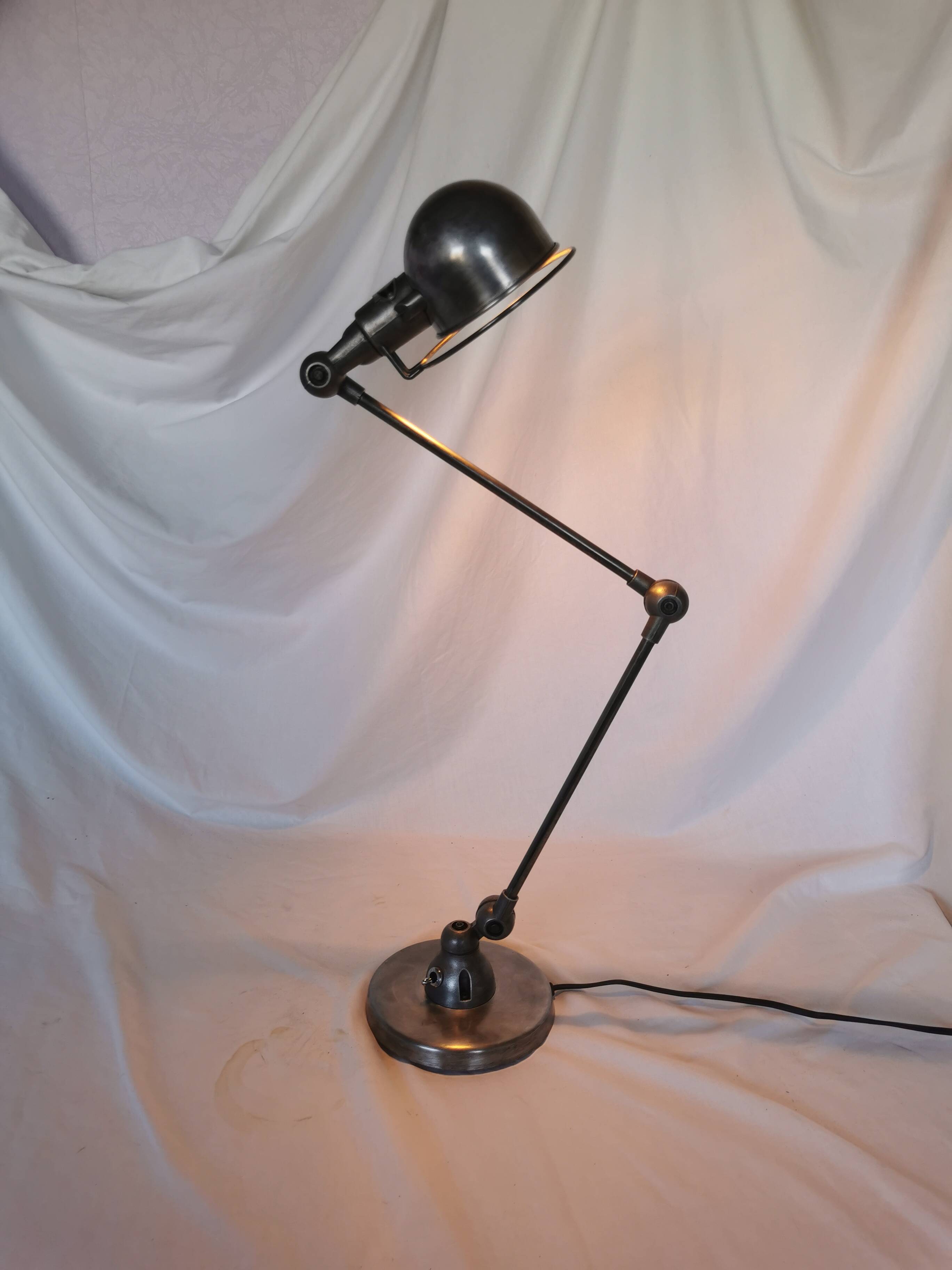 Jieldé SI333 lamp, raw steel, Lyon, France