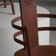 Pair of Scandinavian wooden armchairs with hand-carved folk motifs, 1920s.