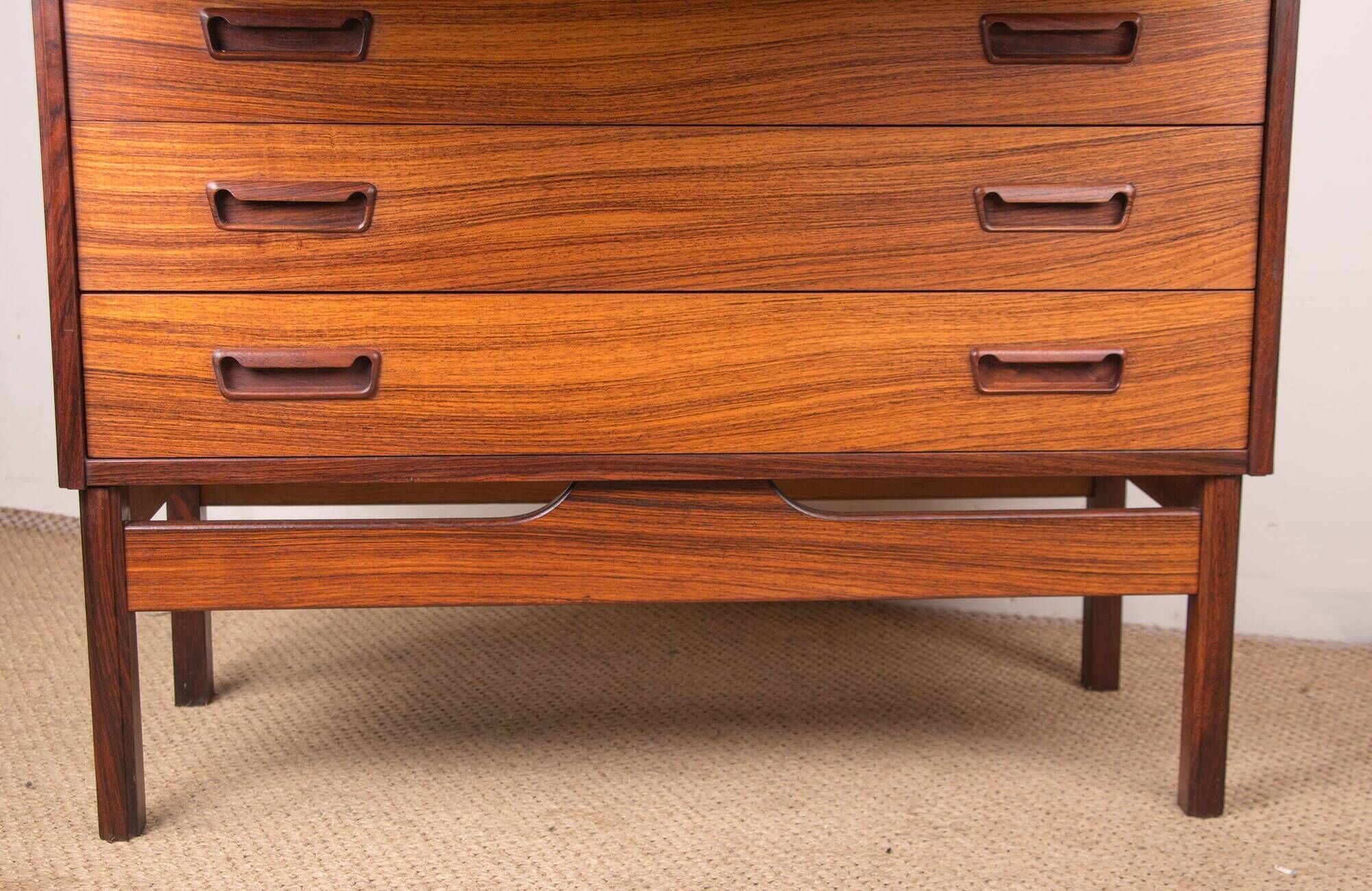 Secretary, desk, Danish in Rio rosewood by Dyrlund 1960.