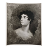 Photographie d'art d'après Sir Thomas Lawrence, Portrait de Femme, années 60-70