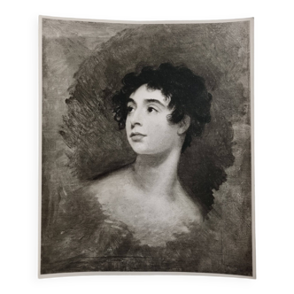 Photographie d'art d'après Sir Thomas Lawrence, Portrait de Femme, années 60-70