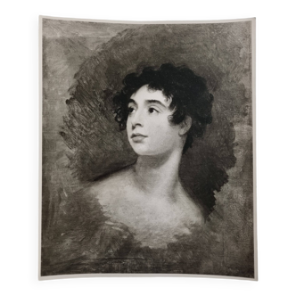 Fine art photography after Sir Thomas Lawrence, Portrait of a Woman, 60s-70s