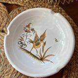 Porcelain ashtray with Vieux Moustier decorations
