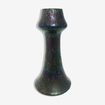 Glass leg vase, 20th