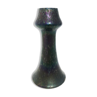 Glass leg vase, 20th