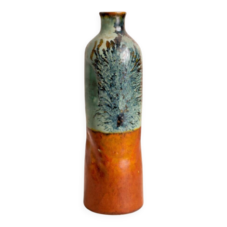 Vintage signed glazed stoneware vase