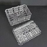 Vintage crystal ashtray