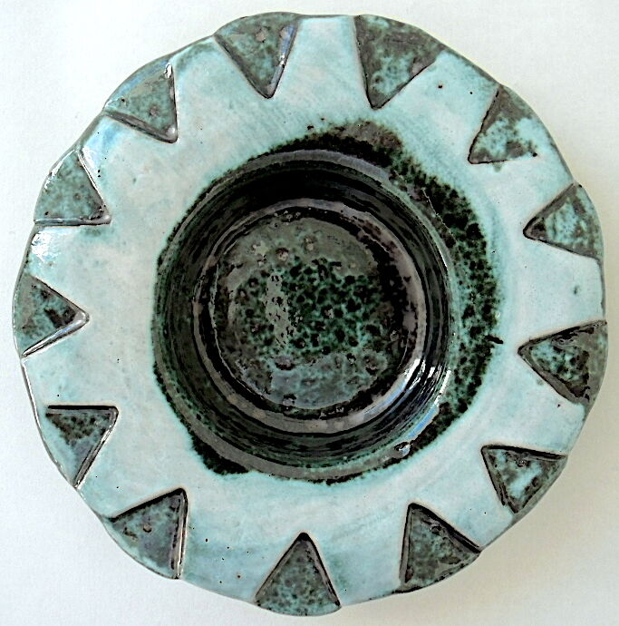 Glazed stoneware photophore