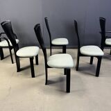 Totem chairs by Torstein Nilsen for Westnofa, 1980s set of 6