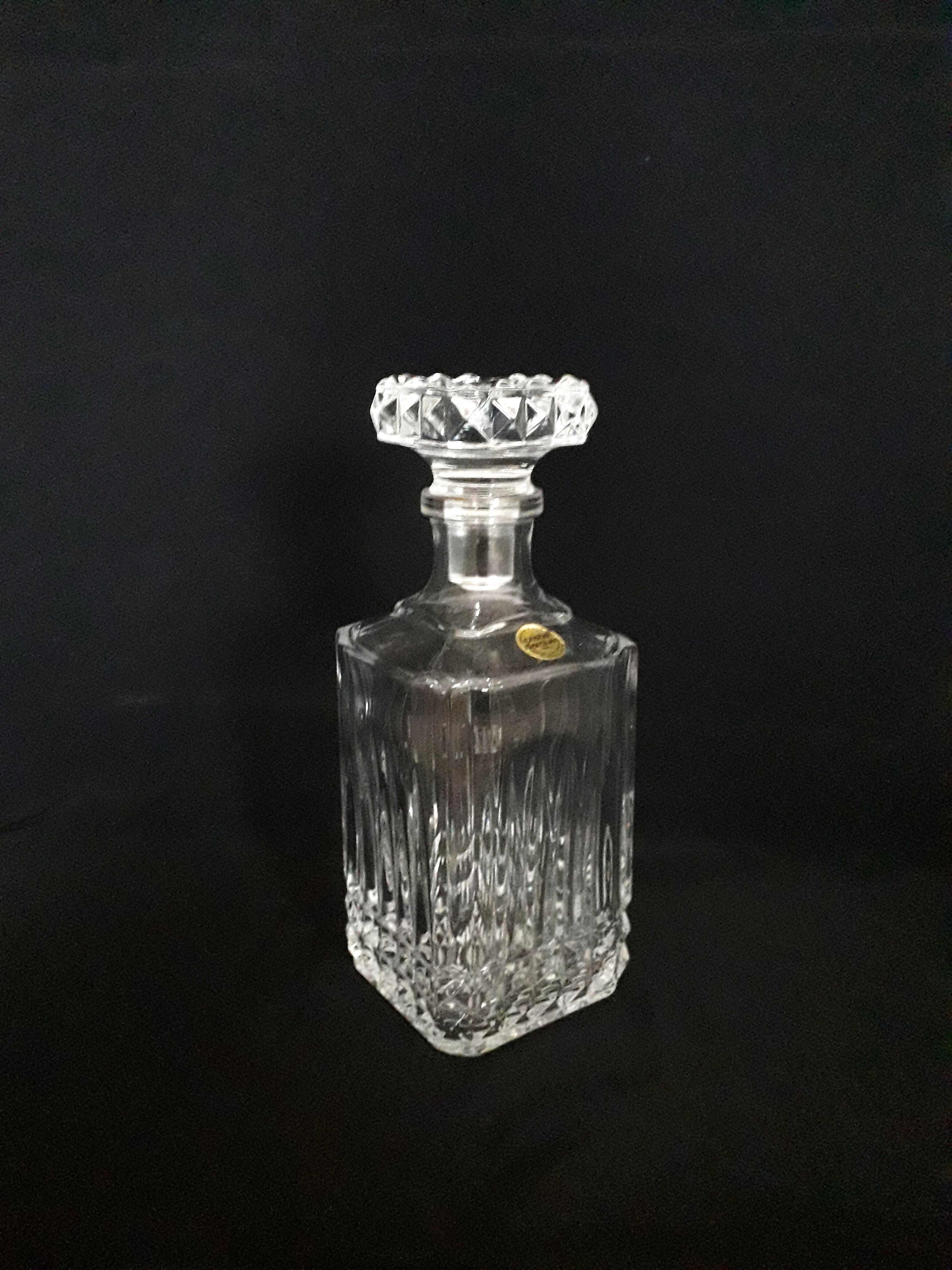 Vintage whisky decanter - Cristal d'arques model Villandry -1970