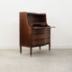 Secrétaire en noyer, design danois, années 60, production: Danemark