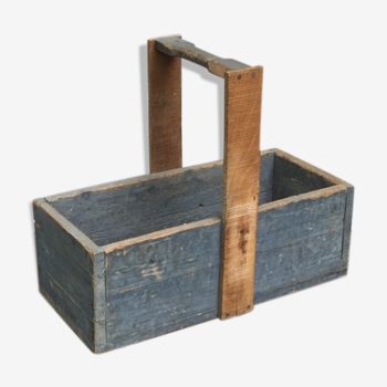 Wooden garden basket