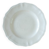 Assiette montée ivoire Sarreguemines
