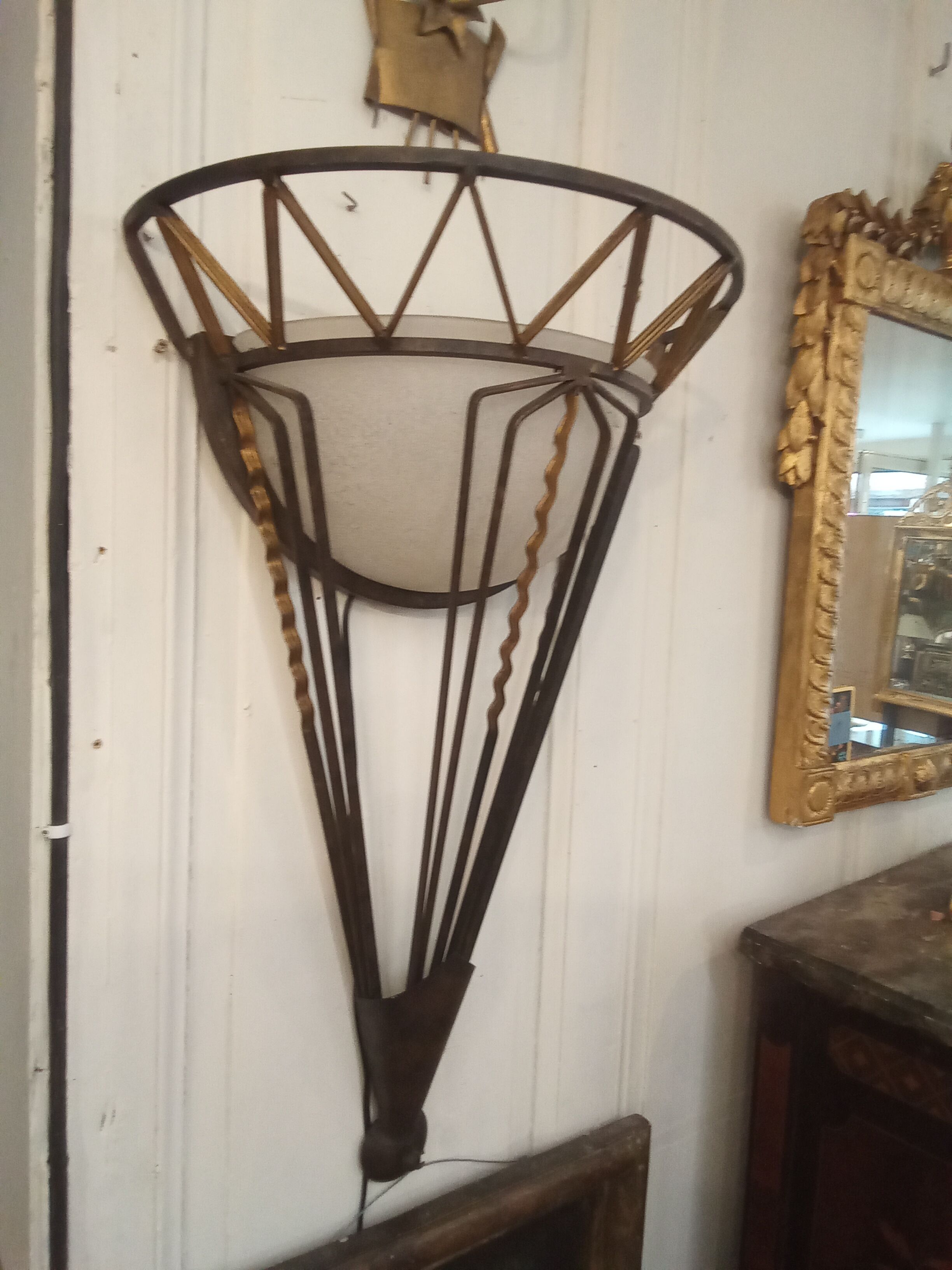Art Deco wall lamp, 70X44cm