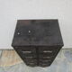 Workshop furniture with antique metal drawers