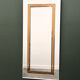 Large German beveled mirror with bronze-tinted border by Schöninger, 1980s