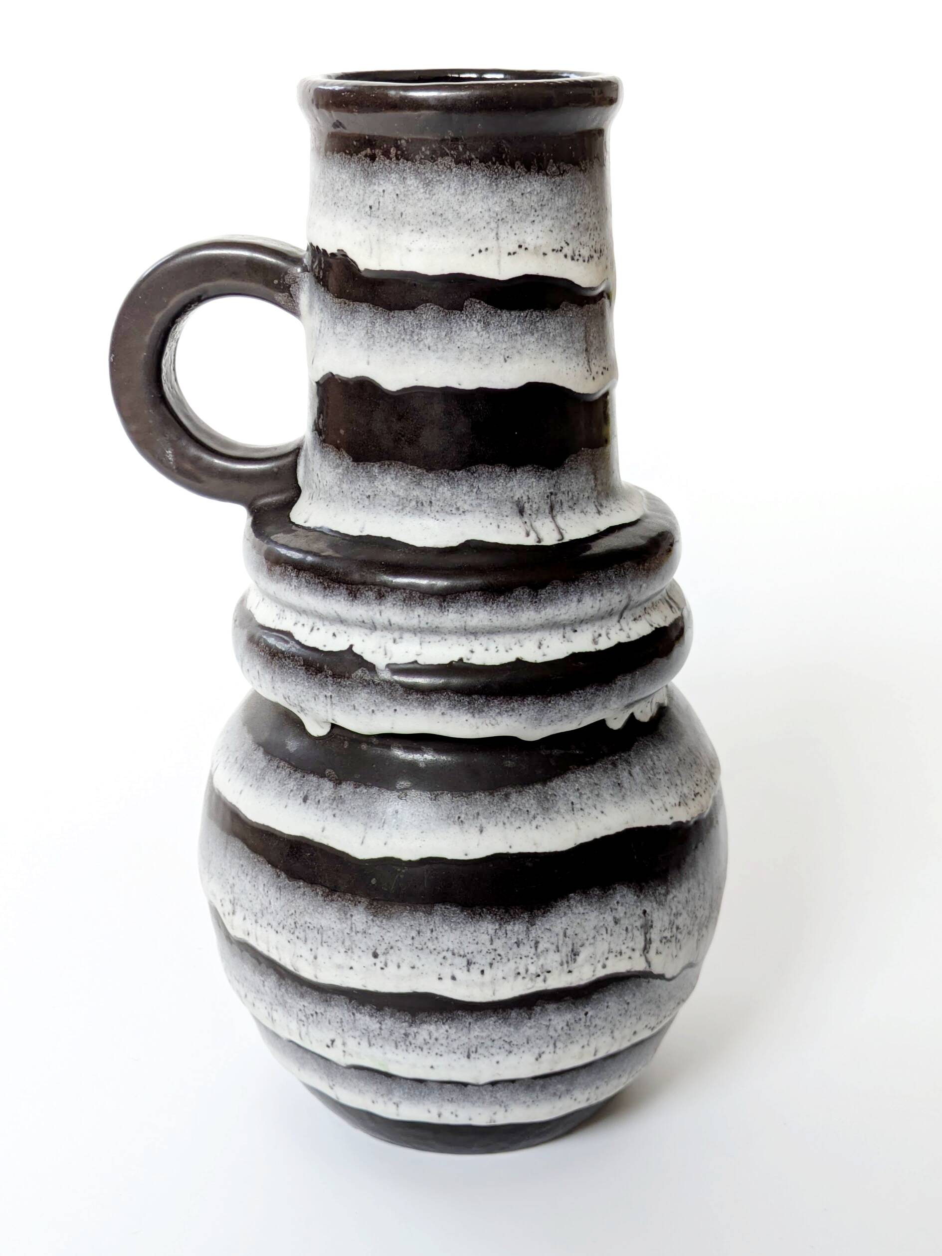 Scheurich pitcher vase, Vienna model, vintage ceramic from the 60s