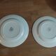 Flat plates Digoin Jacquot flowers