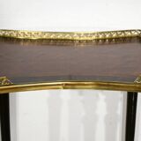 Double-Top Flying Table in Mahogany and Ebonized Pear Wood, Napoleon III Style – 1930