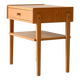 Vintage Scandinavian Oak Bedside Table, 1950s/60s