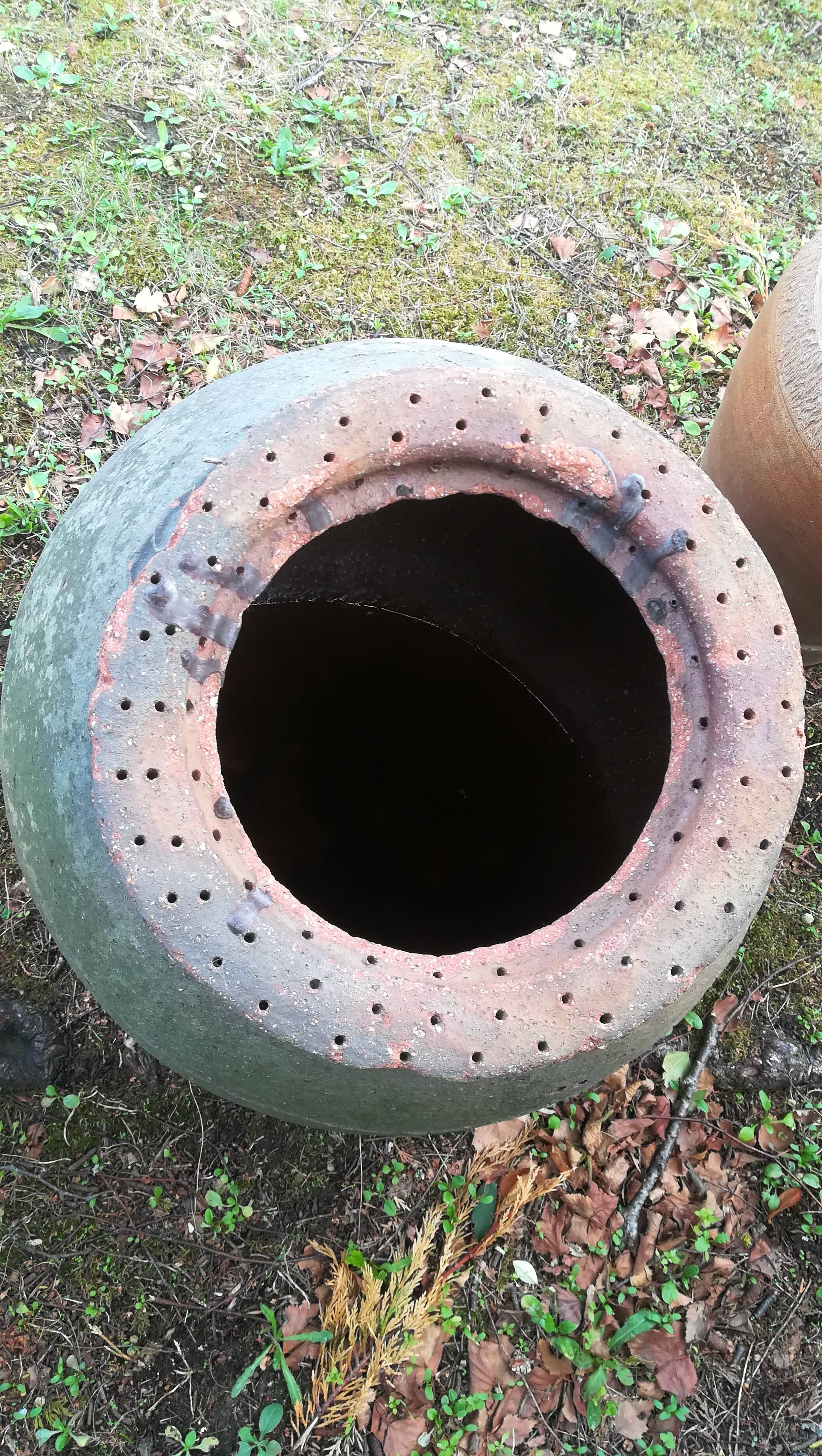 Terracotta vase 19th