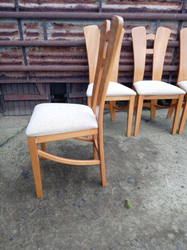 Série de 5 chaises vintage