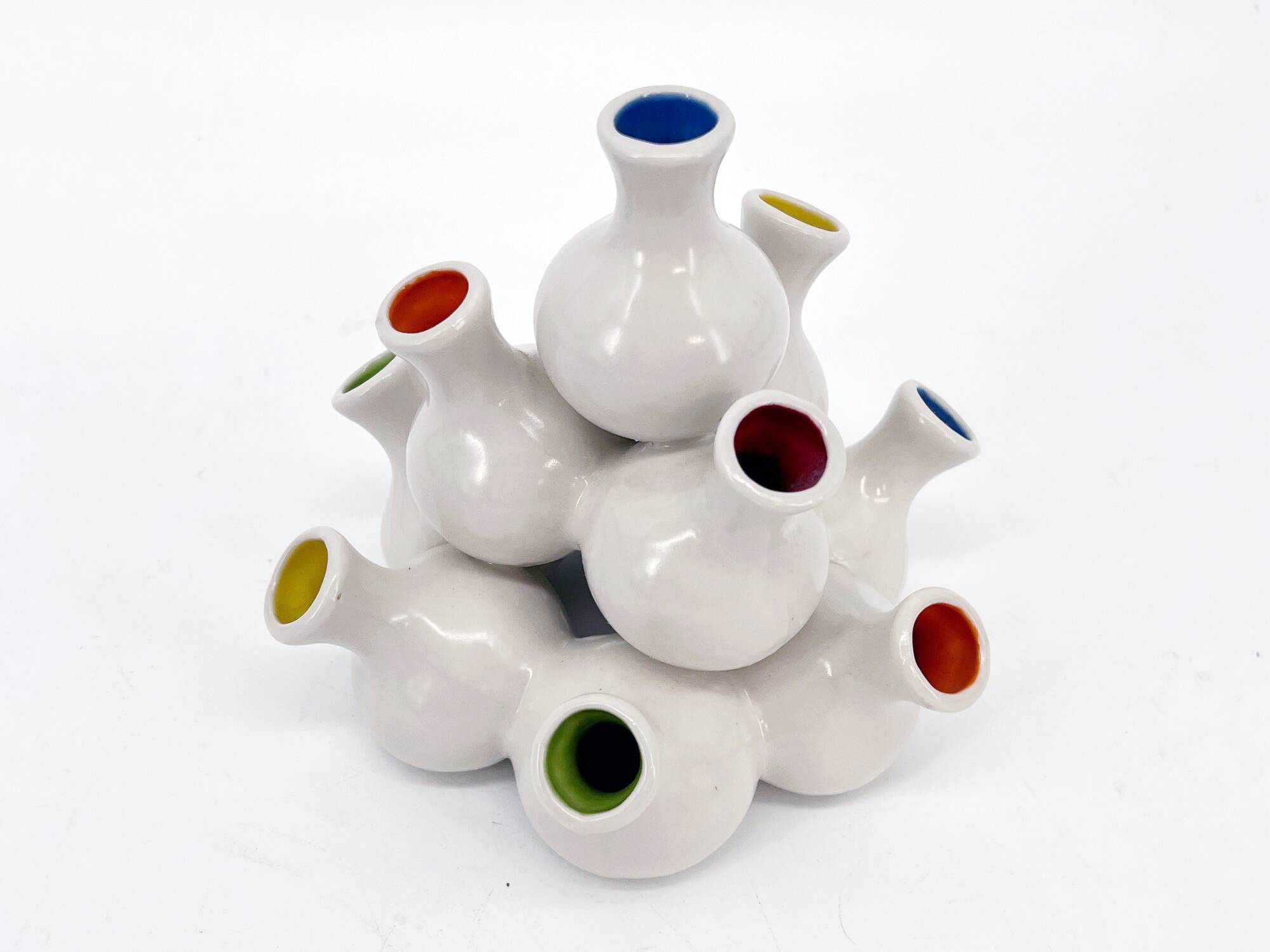 Vintage Tulip Vase • Ceramic • 1980's