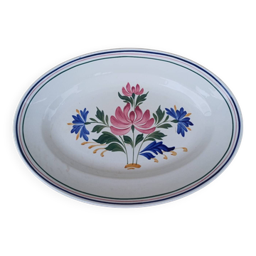 Assiette de service ovale saint amand