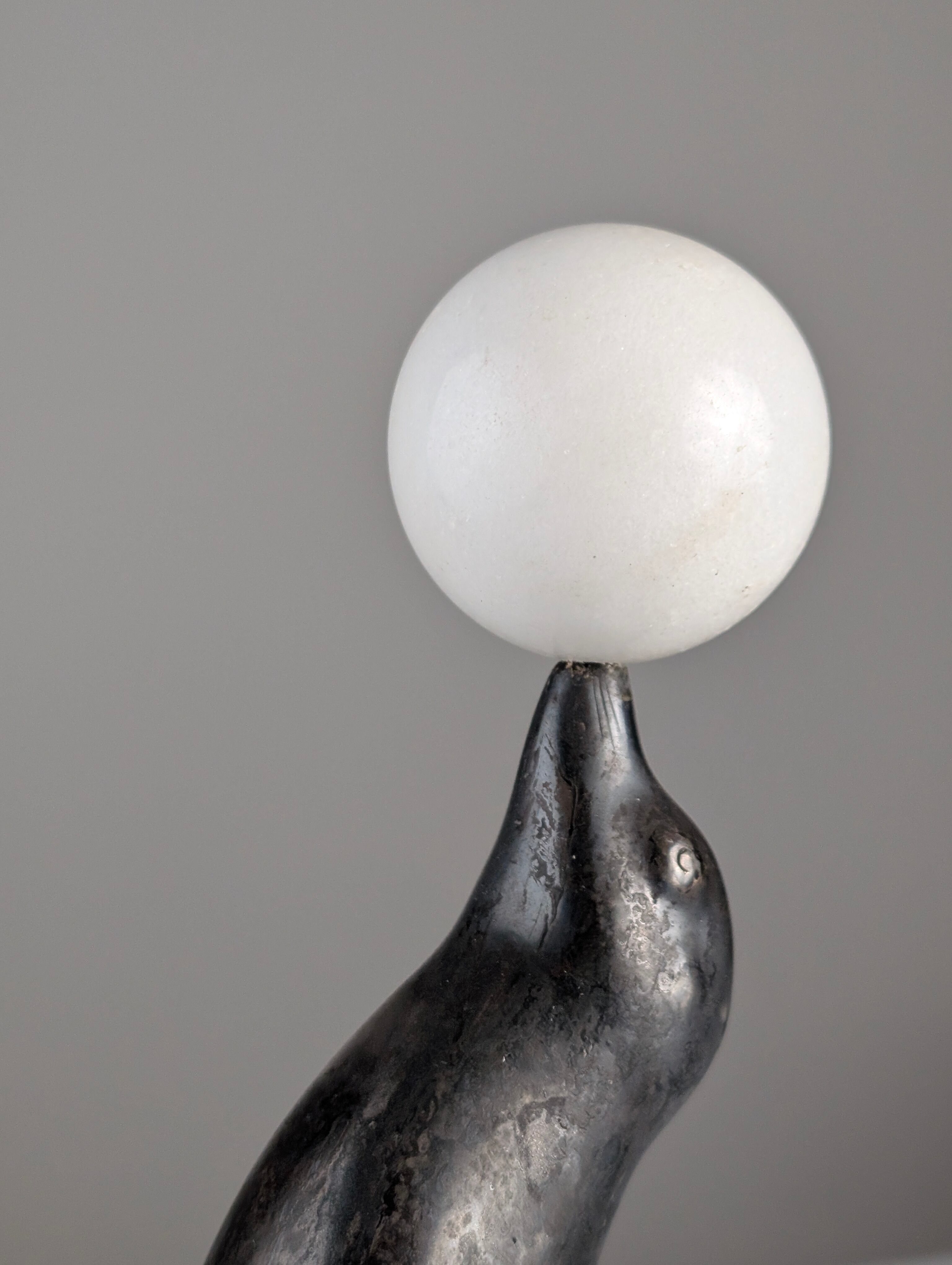 Art Deco sea lion sculpture attributed Marcel-André Bouraine, 1920s