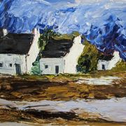 Painting painted with a knife