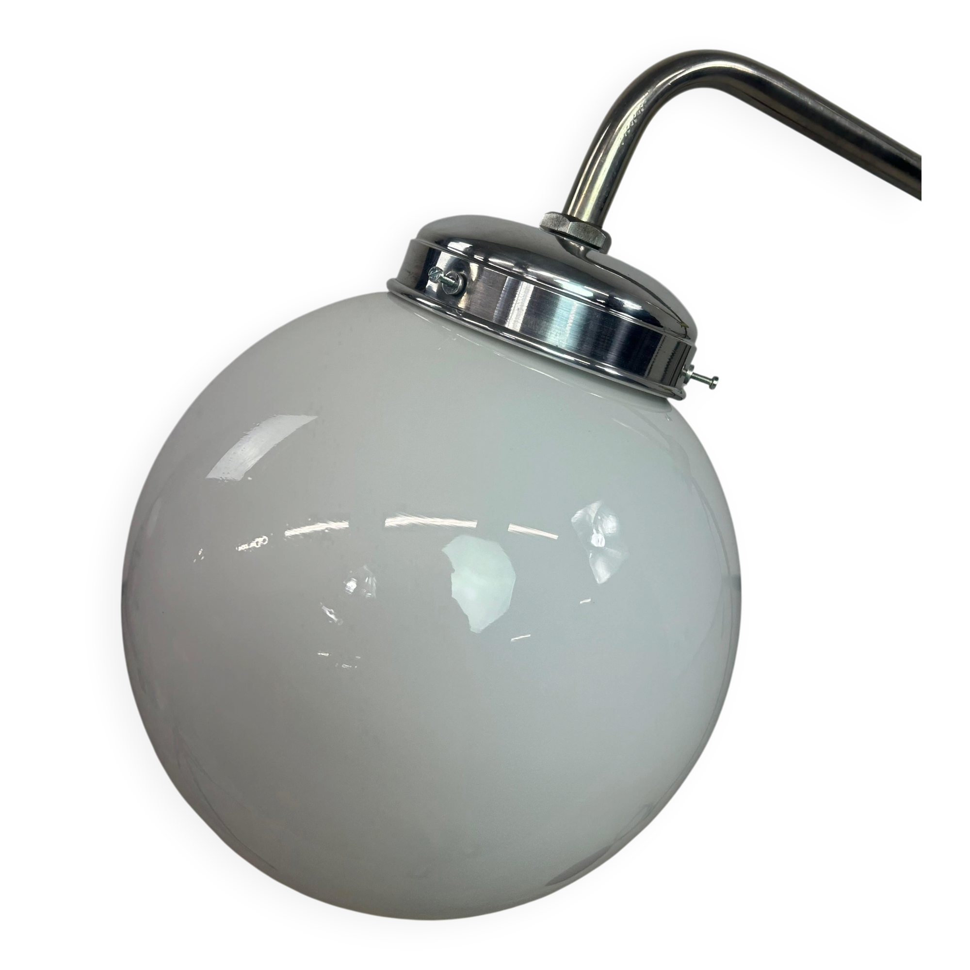 Lampes sur pied chromées modernes du milieu du siècle par paires