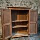 Armoire française ancienne en chêne et pin, fin XIXe siècle