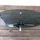 Stainless coffee table 70s
