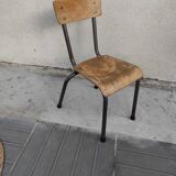 Chaise écolier enfant chaise de maternelle 1960