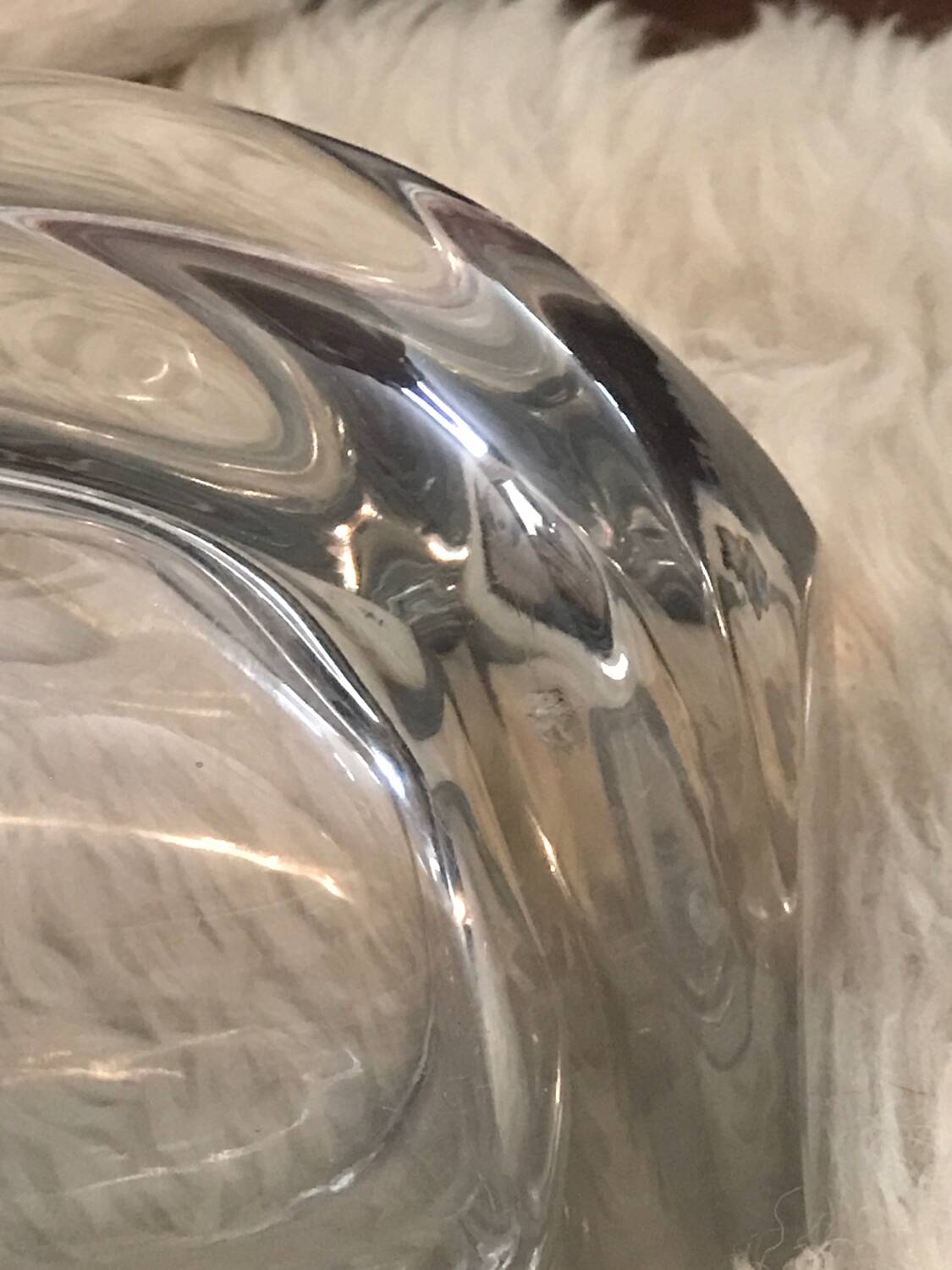 Art Deco style crystal vase