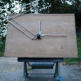 Vintage ISIS Schmidt & Haensch Architect's Drafting Table, 1950s - 1960s